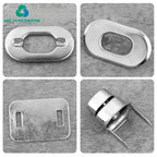 Factory Silver Twist Turn Lock Clasp for Purse Handbag Making Hardware Closures Fasteners Leather Special Bag Parts Accessories