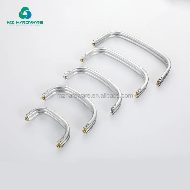 MZ Factory Direct Sales/fast Delivery 16/20/25/30cm Aluminium Tube Frame Clutch Bag Parts DIY Woven Cloud Bag Clip Purse Frame
