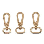 Customized Logo Snap Hook Bag Accessories Swivel Clasp Key Holder Bag Shoulder Linker for Dog Chain and Handbag