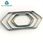 MZ Flexible Frame Bag Sealing Spring Clip Hexagonal Lock Frame Kiss Lock Bag Frame Hardware Replacement Accessories Purse Frame