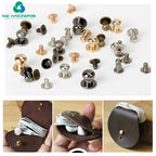 Customized 8mm 10mm 12mm Round Head Brass Monk Head Studs Rivet for Bags Accessories