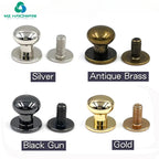 Customized 8mm 10mm 12mm Round Head Brass Monk Head Studs Rivet for Bags Accessories