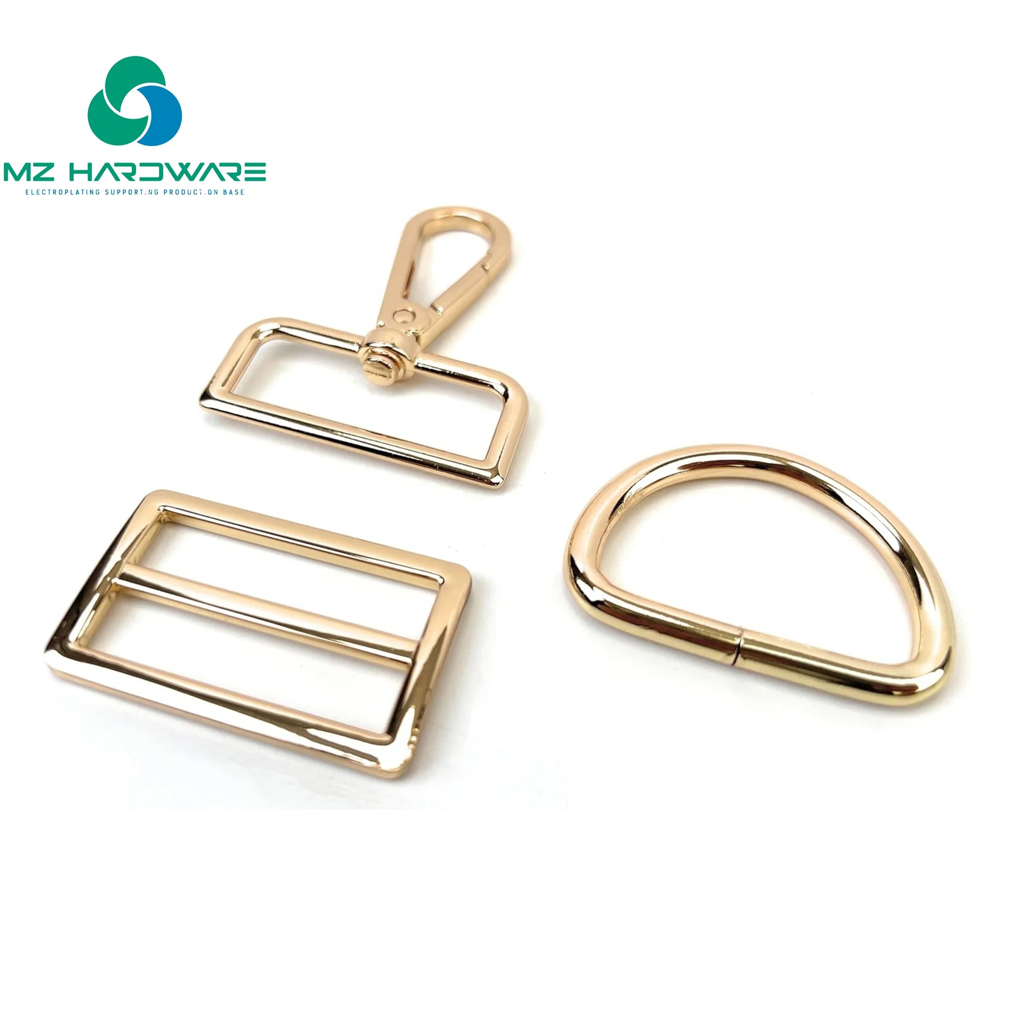 MZ Hardware 40 Pcs Buckle Set 20mm 26mm Width Tri-glide Buckle D Ring Buckle for Bag and Belt Making DIY Accessory Pet Belt