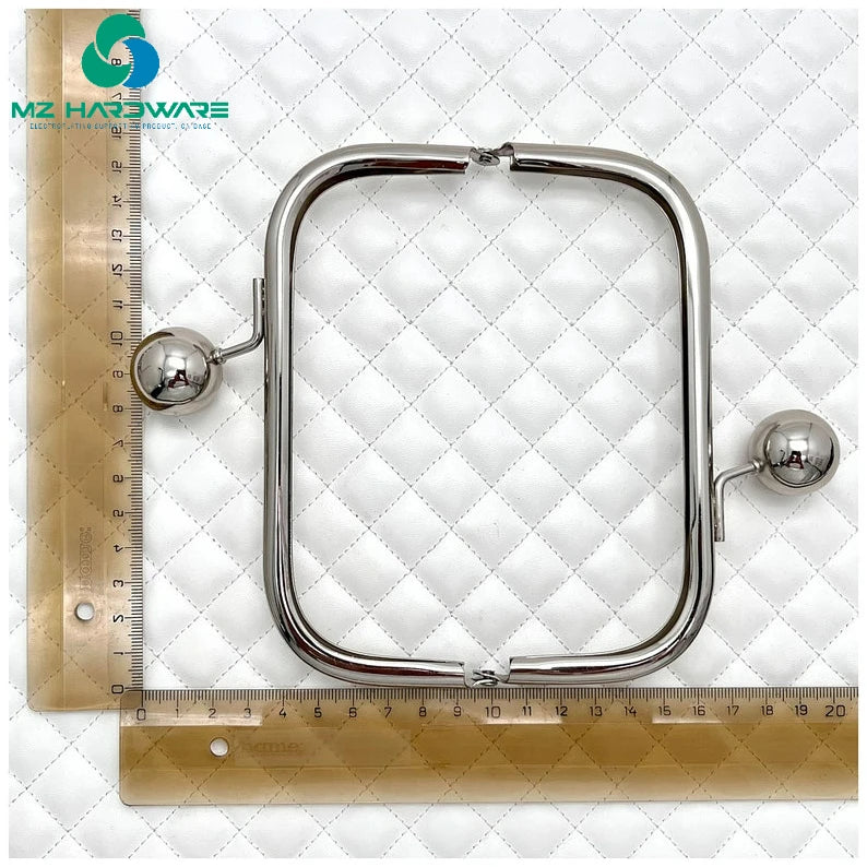 MZhardware High Quality Metal Purse Frame Big Ball Clasp for Bag & Luggage Making Supplies for Other Materials