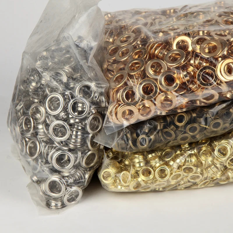 Wholesale Metal Eyelets Brass Iron Stainless Steel Eyelets Grommets Brass Bag Accessory Eyelet
