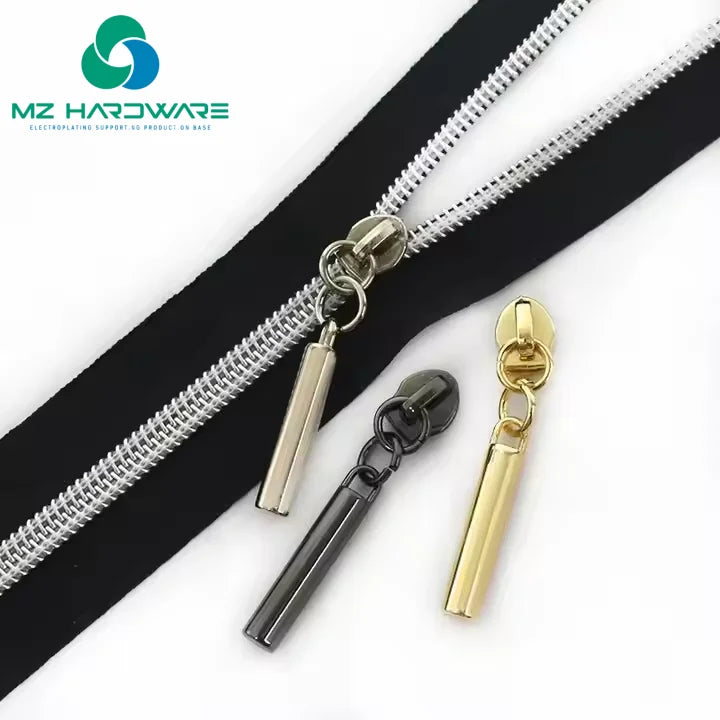 Customized Color Round Zipper Slider Puller Logo Zipper Pull Puller Zipper Accessories for Handbag