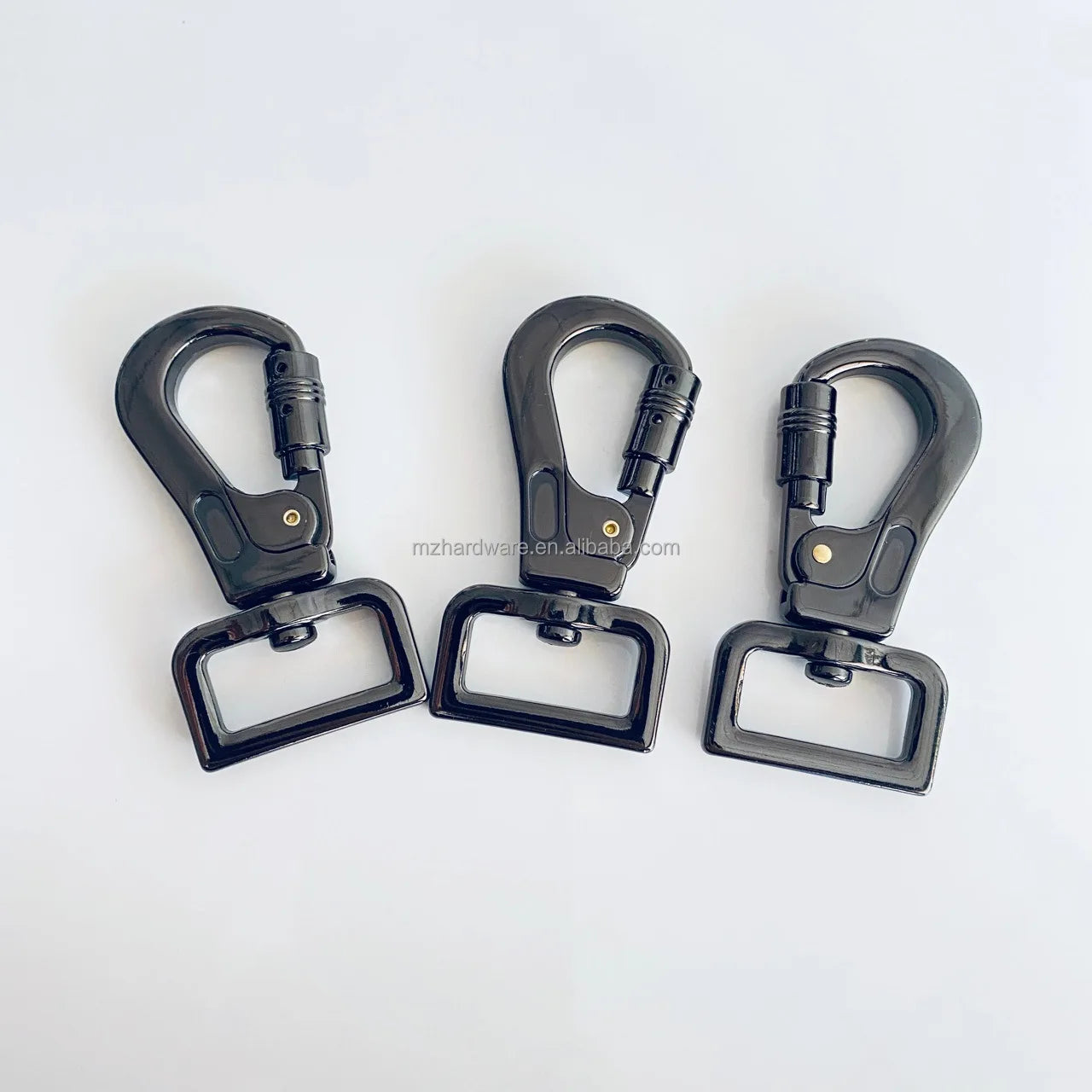 MZhardware Adjustable Fashion Dog Leash Hook Zinc Alloy Steel Chrome Plated Metal Swivel Snap Hook