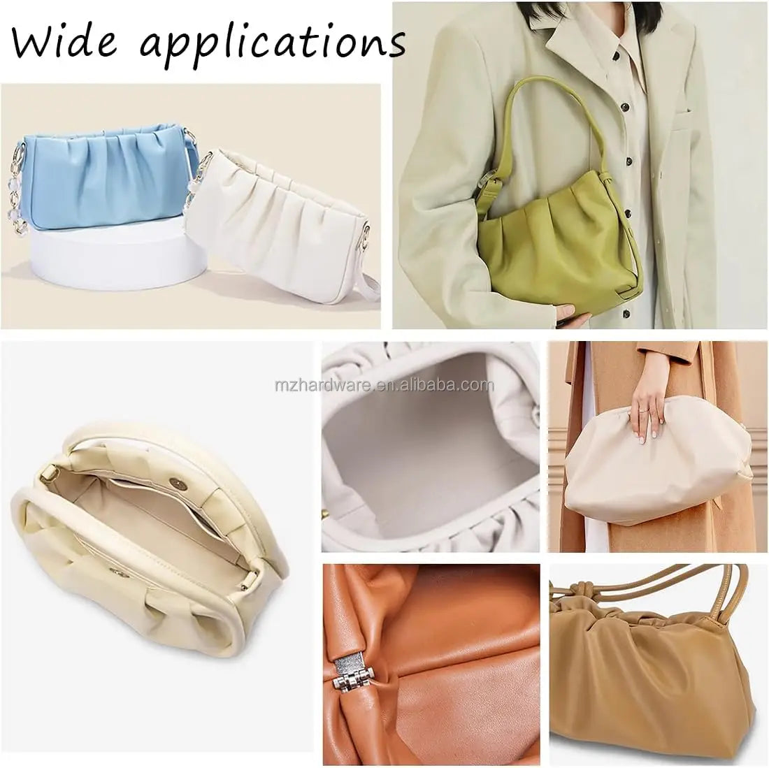MZhraware Factory Customization 18/19/22cm Metal Purse Frame Kiss Clasp Lock for Bag Sewing Craft Tailor Bag Frame Purse Frame